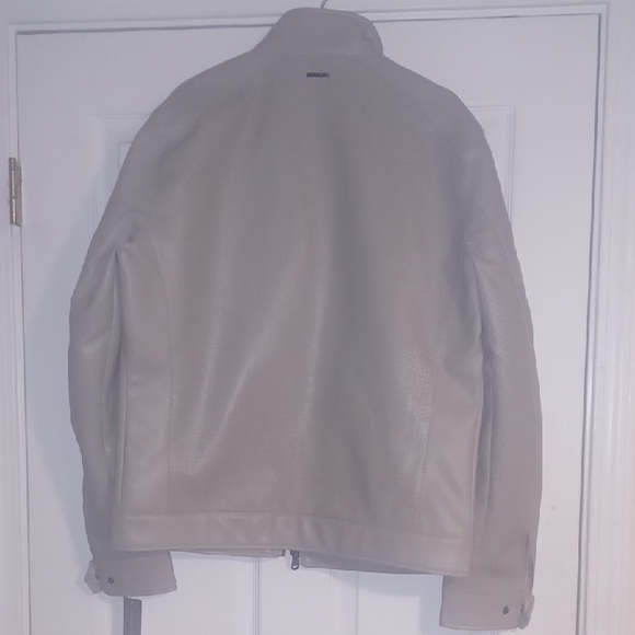 NWT Michael Kors Men's Beige Jacket With Sleet Design.  Size Medium. - Picture 10 of 12